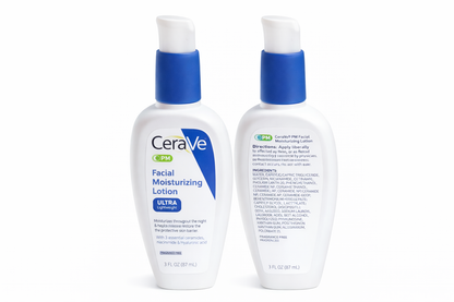 CeraVe PM Facial Moisturizing Lotion Night Cream Ultra Lightweight Hydrating Lotion