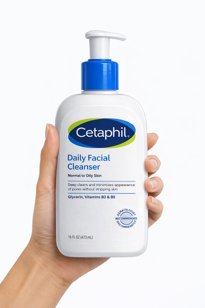 Cetaphil Daily Facial Cleanser – Gentle Face Cleanser Dermatologist Recommended